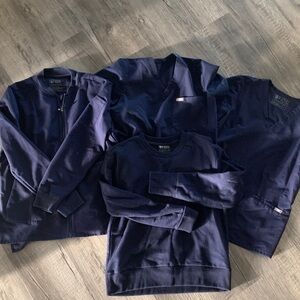 Figs Deep Blue Medical Apparel Set